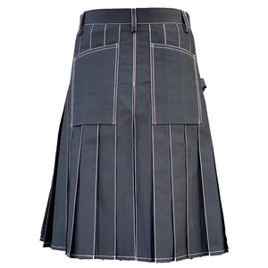 Kilts utilitaires écossais modernes en gros pour hommes, qualité supérieure, logo personnalisé, accessoires de mode, OEM ODM, tissus personnalisés, étiquettes personnalisées - Product Image 2