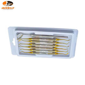 Kit de instrumentos de relleno compuestos de acero inoxidable al por mayor, suministros dentales hospitalarios, juego de restauración de amalgama de ionómero de vidrio, médico - Product Image 3