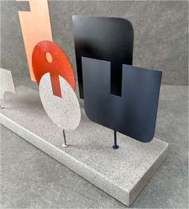 Sculpture en métal noir de haute qualité fabriquée en Inde pour la décoration de la maison, décoration de table, hôtel de luxe, restaurant, fabriqué en Inde - Product Image 6