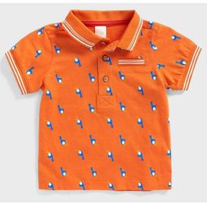 Polo à manches courtes pour garçon, 100% coton durable, séchage rapide, personnalisé, imprimé coloré, fabricant d'usine - Product Image 2