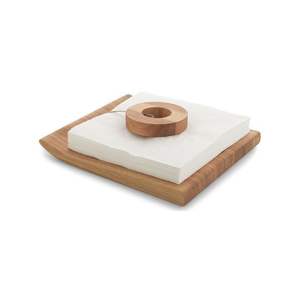 Moderno Servilletero de Madera, Elegante Accesorio de Mesa para Cafeterías, Restaurantes, Hoteles y Decoración Profesional de Comedores, Procedente de la India - Product Image 5