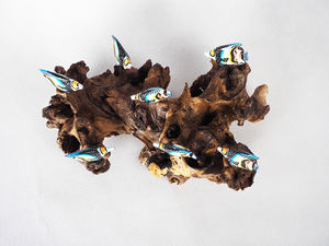 Decoración de madera para terrario, decoración del hogar con el puño de madera, para acuario - Product Image 4