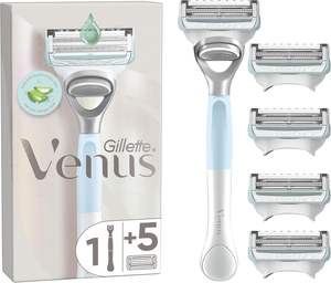 Gillette Venus Razor, 4 recambios de cuchillas de afeitar para vello púbico de mujer, para mujer con recambios de cuchillas para vello púbico y piel - Product Image 2