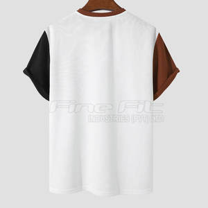 Camiseta de manga corta personalizada para hombre, 100% algodón, ecológica, transpirable, de secado rápido, último diseño de ropa de verano, colores personalizados - Product Image 2