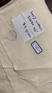 Tela de Velo Ligera Premium de 92x80, Color Gris Claro, 46 de Ancho | Tela de Algodón Gris Sin Procesar para Prendas de Vestir - Product Image 5