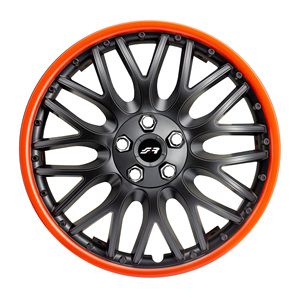 Kit copricerchi 13" Orden GTR Rosso Nero - Product Image 3