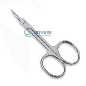 Ciseaux à cuticules de précision de haute qualité ciseaux de soin des ongles de Salon outil de toilettage en acier inoxydable - Product Image 1