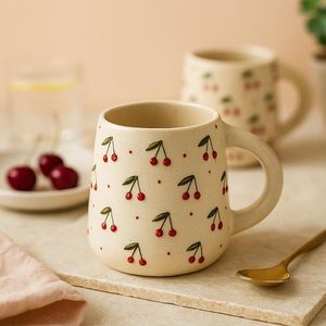 Durable Modern White Ceramic <b>Mug</b> with Lid Cover & Spoon Customizable Capacity Easy to Clean for Hot Drinks by WORLD CRAFT IMPEX - Product Image 3