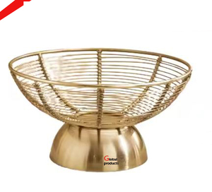 ชามอลูมิเนียมสำเร็จรูปสีทองสำหรับร้านอาหารของโรงแรมและที่บ้าน - Product Image 4