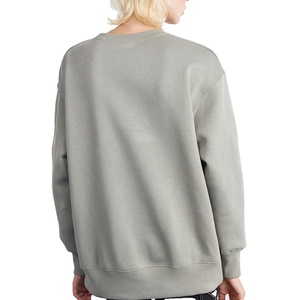 Vente en gros de sweats à capuche personnalisés de haute qualité, imprimés avec un motif uni, coupe classique, taille plus, col rond, automne 2026 - Product Image 3