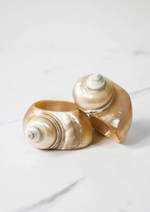 ชุด4ห่วงผ้าเช็ดปากสำหรับงานแต่งงานชายหาด | งานฝีมือทางทะเลแท้ - Product Image 6