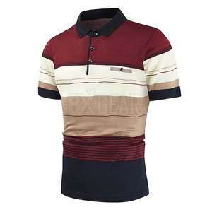 Cómoda camiseta Polo para hombre con cuello simple y estilo de botón Ajuste ligero Ideal para actividades diarias - Product Image 2