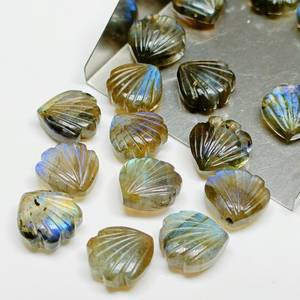 Minuit Spark Labradorite Sculpté Gemme Bleu Flash Irisé Shimmering Stone Pour Luxe Bijoux Artisan Mystic Handcut Design - Product Image 2