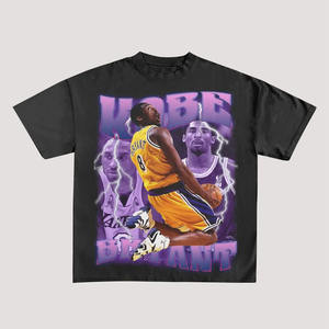 เสื้อยืดผ้าฝ้าย100% ทรงหลวมสไตล์สตรีทเสื้อผ้าบ็อกซี่ทรงหลวมผ้าถัก300กรัมพิมพ์โลโก้ได้ตามต้องการ - Product Image 5