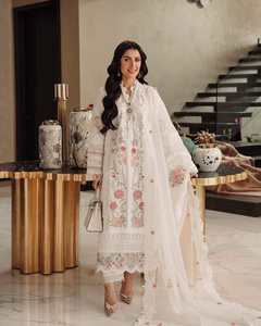 Indien pakistanais dernière mousseline de soie brodée Salwar Kameez avec maçonnerie lourde Collection de mariage de luxe vente chaude robe 0377 - Product Image 2
