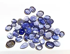 Natural Iolite Cabochon Smooth Polished Oval Cut Iolite Gemstone Best For Making Jewelry Iolite Stone
