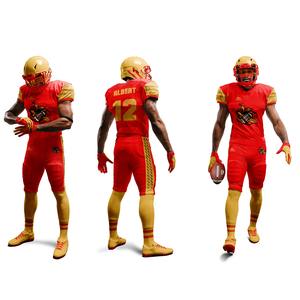 Personalizar fútbol americano Jersey impresión por sublimación completa aparejos sarga Panel malla diseño hombres equipo fútbol Jerseys - Product Image 2