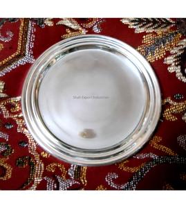 New Design Metal <b>Silver</b> <b>Coaster</b> With Holder Round Shape for Hotels & Restaurants Tabletop Drinks Serving <b>Coasters</b> - Product Image 3