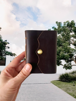 Acheter Journal intime en cuir véritable Mini carnet en cuir Petit bloc-notes en cuir Cahier quotidien personnalisé pour femmes hommes