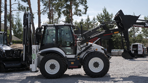 รถตักล้อยาง HMK 102B ขับเคลื่อน 4 ล้อ เครื่องยนต์ดีเซล พร้อมบุ้งกี๋ขนาด 1.4 เมตร แขนขุด กำลัง 75 กิโลวัตต์ แรงบิดสูง สีดำ - Product Image 6
