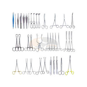 Juego de Instrumentos Quirúrgicos Manuales de Acero Inoxidable de Primera Calidad, Herramientas de Cirugía General de Alta Resistencia, Certificación CE, Garantía de 5 Años - Product Image 1