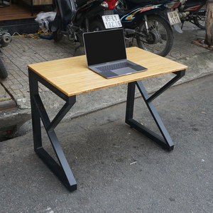 KBamboo Laptop <b>Desk</b> 100x60cm Foldable Wooden with <b>Shelf</b> - Product Image 2
