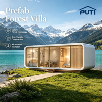 Clubhouse modulaire préfabriquée Apple Cabin de 20 pieds avec intérieur personnalisé pour parcours de golf, parc sportif et réception des membres