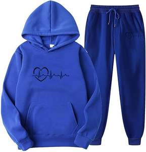 Nuevo Diseño Otoño, Conjunto Deportivo de 2 Piezas, 100% Poliéster, Chándal con Logotipo Personalizado para Hombre - Product Image 1