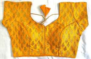 เสื้อผ้าไหมบานาราซี เสื้อเปิดด้านหน้า ไม่มีตะขอ เสื้อคอกลม - Product Image 2