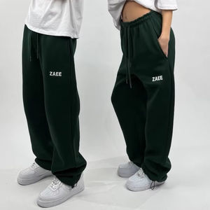 Pantalons de survêtement 100% coton et pantalons de survêtement amples avec pantalons de survêtement en molleton français - Product Image 1