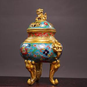 Quemador de Incienso de Latón Real Colorido para Decoración Religiosa del Hogar, Difusor de Aroma Natural - Product Image 3