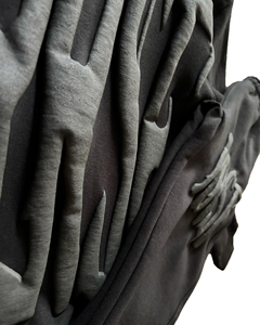 Unisex Polyester/Cotton Custom 3D Puff Printing Acid Wash Solid Hoodie Sweatpants Set Streetwear No String No Hem Cropped Winter - Product Image 6