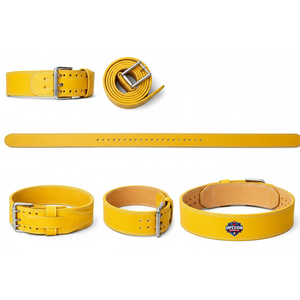 Nuevo Cinturón de Protección Básica para Levantamiento de Pesas, Cinturones de Gimnasio, Precio al por Mayor, Cinturón de Cuero Vacuno para Levantamiento de Pesas - Product Image 3