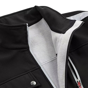 Chaquetas Soft Shell Impermeables y Cortavientos de Primera Calidad para Hombre, Ecológicas, Color Blanco Sólido, Diseños Personalizables, Venta al por Mayor de Fábrica - Product Image 4