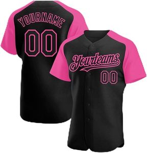 Camisetas de béisbol transpirables cómodas personalizadas Juego de Nombres y Números personalizados para equipos deportivos Fans Ligas - Product Image 1