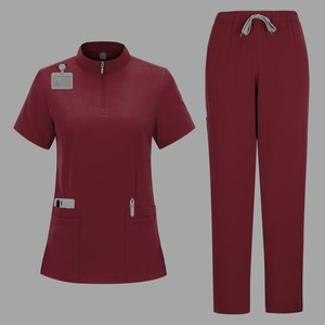 Diseño Color personalizado cómodo mujeres hombres Hospital enfermeras conjunto Jogger estilo médico enfermería Scrub uniformes conjunto - Product Image 6