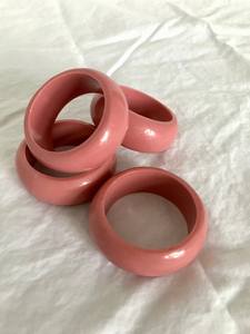 Customize Design Mango Wood And Resin Napkin Ring <b>Cloth</b> Holder for Wedding and parties <b>table</b> Were For Birthday Party Use - Product Image 6