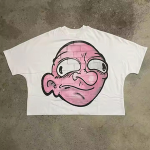 T-shirt unisexe Logo personnalisé toutes les tailles 220 grammes Polyester/coton Streetwear T-Shirt - Product Image 5