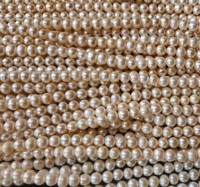 Perles d'eau douce naturelles blanches, changeantes de couleur, lisses, 8 mm, certifiées par un tiers, polies, vente en gros pour la fabrication de bijoux
