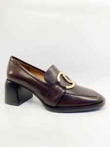 <span class=keywords><strong>Scarpe</strong></span> da donna <span class=keywords><strong>con</strong></span> <span class=keywords><strong>tacco</strong></span> Slip-On in stile mocassini di lusso <span class=keywords><strong>con</strong></span> tacchi spessi <span class=keywords><strong>scarpe</strong></span> firmate a punta chiusa per l'estate autunno primavera - Product Image 2