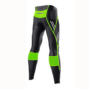 Pantalones de ciclismo para hombre, pantalones largos para bicicleta, mallas, mallas transpirables, acolchado de esponja 3D para ciclista, ropa de montar - Product Image 3