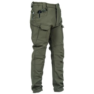 Pantalones Tácticos de Softshell Impermeables para Hombre Pantalones Casuales de Invierno Tipo Cargo para Senderismo con Múltiples Bolsillos y Forro Polar Grueso para Trabajo - Product Image 4