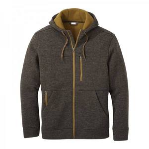 Sweats à capuche d'hiver pour hommes vente en gros sur mesure sweat-shirt thermique pour étudiants couleur pure décontracté mode haute qualité fermeture éclair chaude - Product Image 5