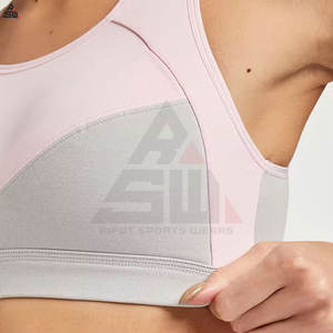 Soutien-gorge de sport léger pour femme, respirant, à maintien moyen, personnalisé par sublimation, fabriqué en usine, prix raisonnable - Product Image 2