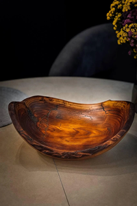 Bol à dattes en bois fait à la main pour les fêtes, les bureaux à domicile - Forme et couleur personnalisées - Product Image 4