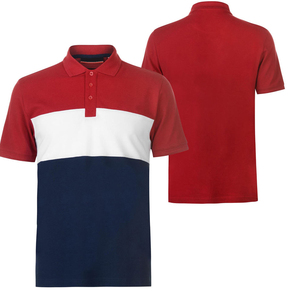 Patrón sólido de los hombres de alta calidad Golf para camisetas de polo Diseño de logotipo personalizado Venta caliente Precio bajo Camisa deportiva de lona - Product Image 1