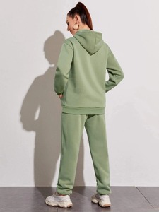 ขายร้อนคุณภาพสูงผู้หญิงวอร์มชุดกีฬาสบายๆผู้หญิงผ้าฝ้ายขนแกะการฝึกอบรมวอร์มสําหรับผู้หญิง - Product Image 2