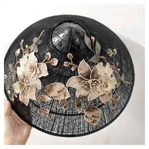 Chapeau conique traditionnel vietnamien en feuilles de palmier pour la protection solaire, les activités de plein air et les événements culturels, origine Vietnam - Product Image 6