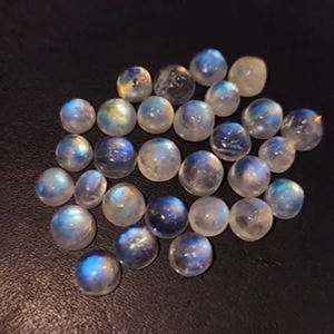 Lote de 306 piezas de cabujón de piedra lunar arcoíris Natural 430cts piedra preciosa blanca 7x5mm a 10x8mm Tamaño de pera ovalada US $121 - Product Image 2