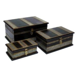 Cajas decorativas de artesanía india, decoración del hogar de alta calidad, artículo de regalo artesanal de madera, Cofre del Tesoro, caja de madera, joyero con cerradura - Product Image 4